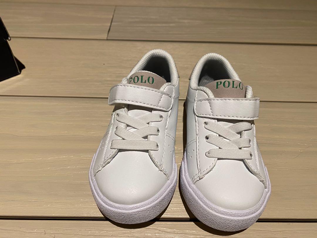 Ralph Lauren Toddler Theron Faux Leather Sneaker Babies Kids