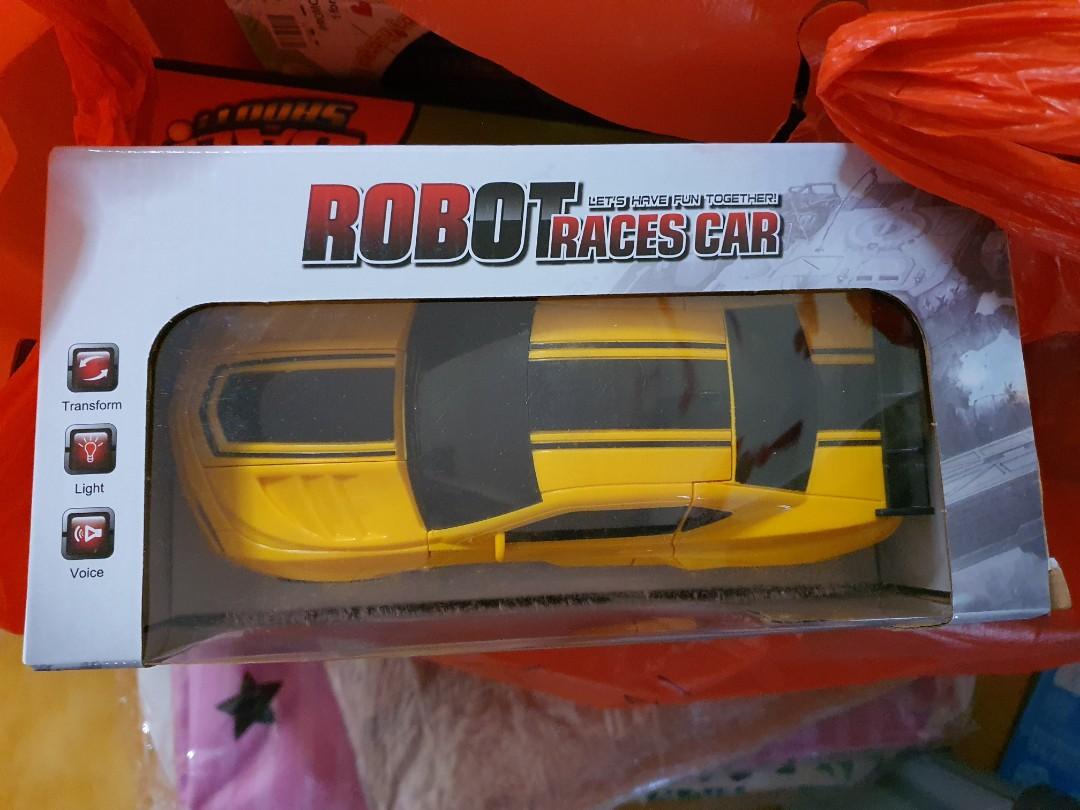 robot races car 2 in 1