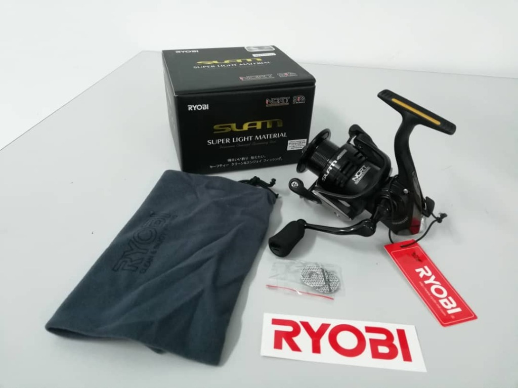 RYOBI SLAM NCRT (BLACK) SPINNING REEL, Sports Equipment, Fishing on ...