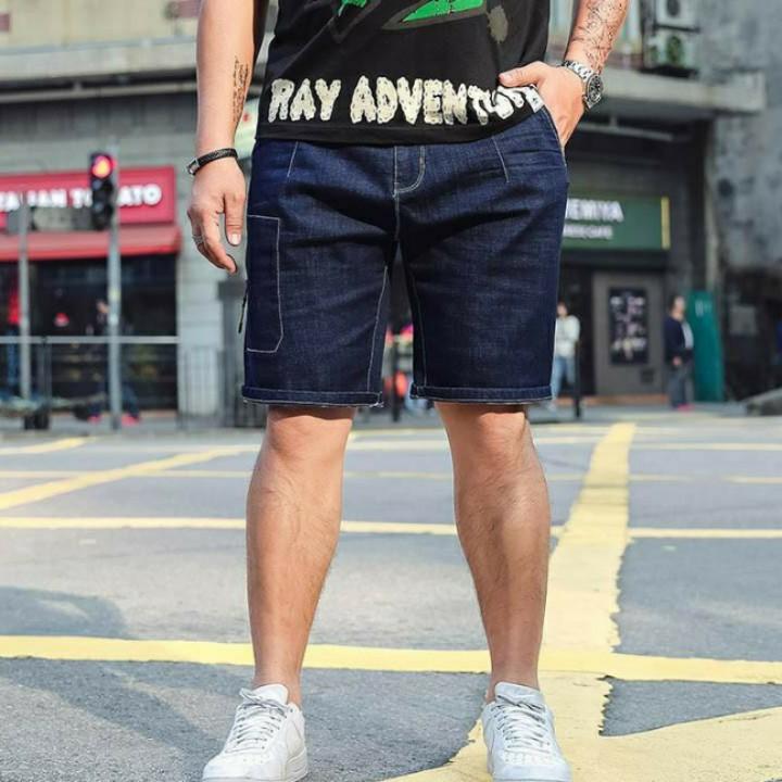 S 6XL men plus size Denim Shorts Men s Fashion Bottoms Shorts