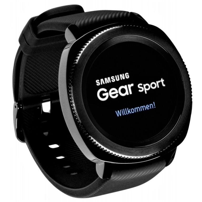 samsung gear sport watch black