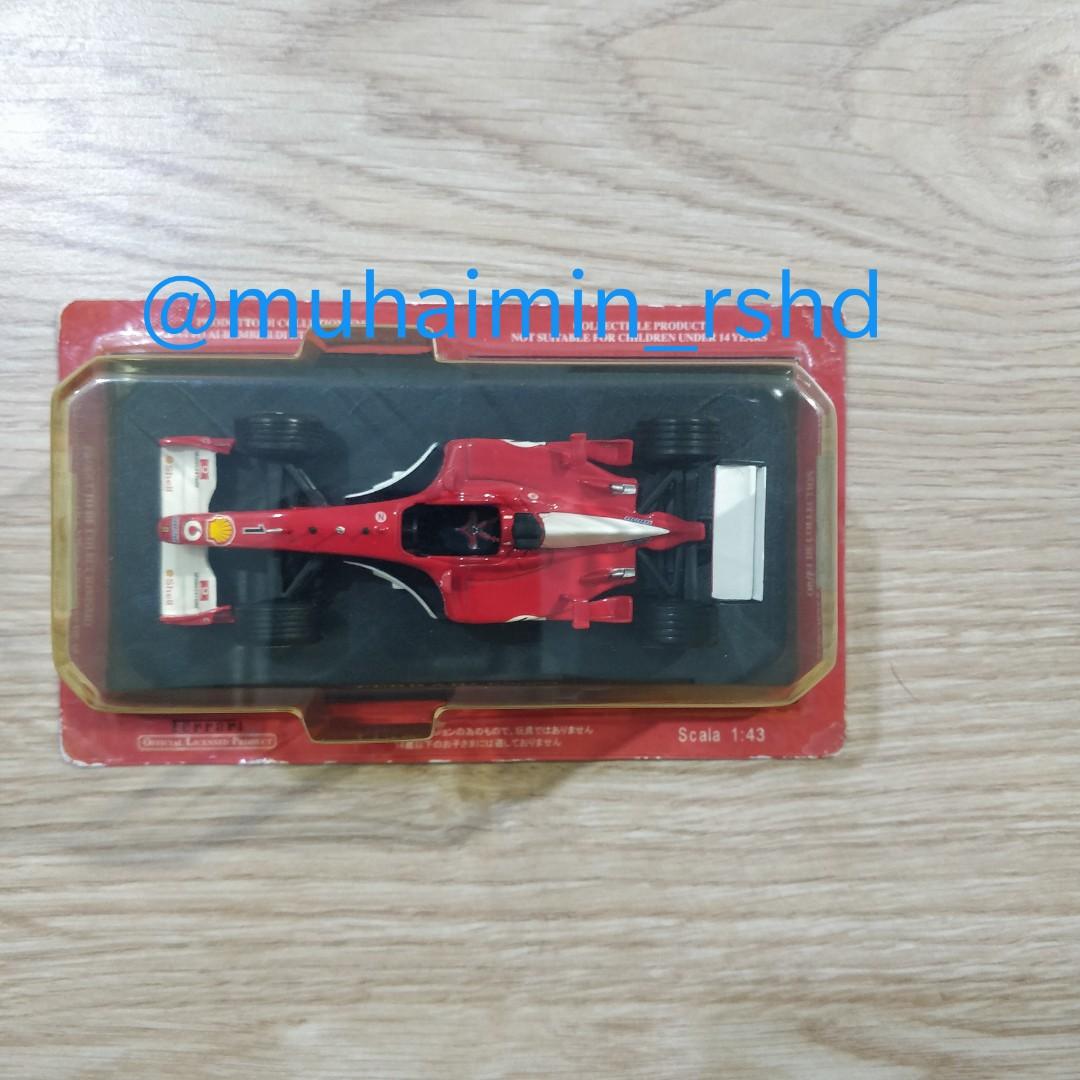 SHELL FERRARI FORMULA 1 F1 F2002 MICHAEL SCHUMACHER 1/43 (ITEM FROM ...