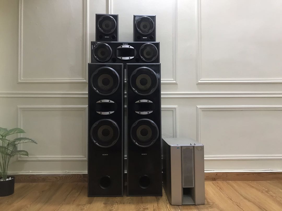 Sony Home Theatre speaker set, Audio, Soundbars, Speakers & Amplifiers on Carousell