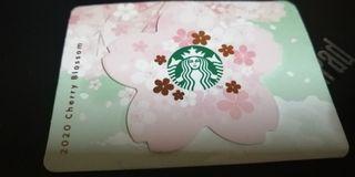 Starbucks ph Sakura die cut card 2020