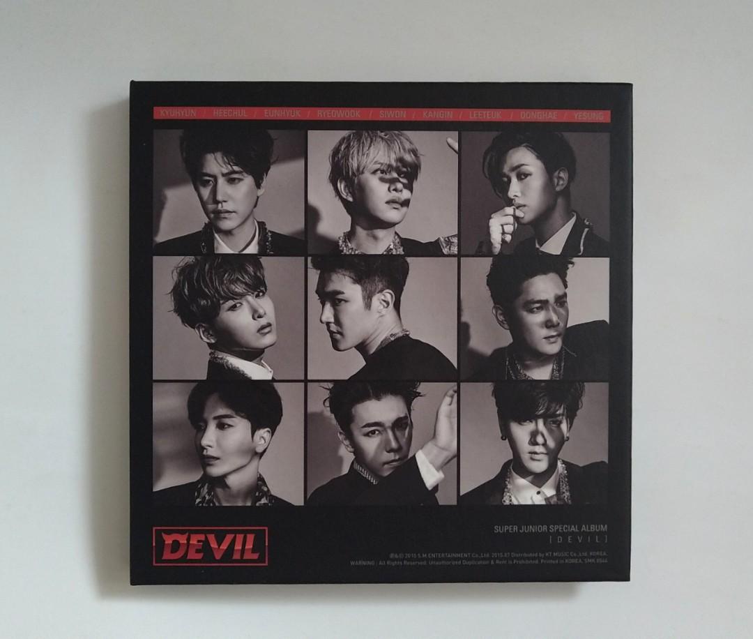 Super Junior --- Devil （分類：其他周邊）位於 Hong Kong。 由 fishgoodday 提交（商品編號 1022660609，圖片 1）。簡介： 強仁小卡 多年前買落，執屋放出 交收時間及地點: 上班日子18:15至 18:30九龍灣地鐵站及 19:30至19:45天水圍西鐵站。 星期六日prefer屯元天西鐵站，可再議。 可現金(面交), payme及匯豐轉帳，平郵需自費。。
