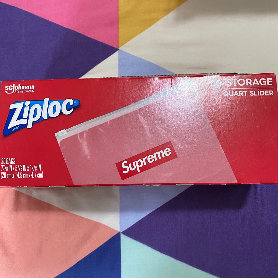 Supreme Ziploc bag 30 pieces per box 