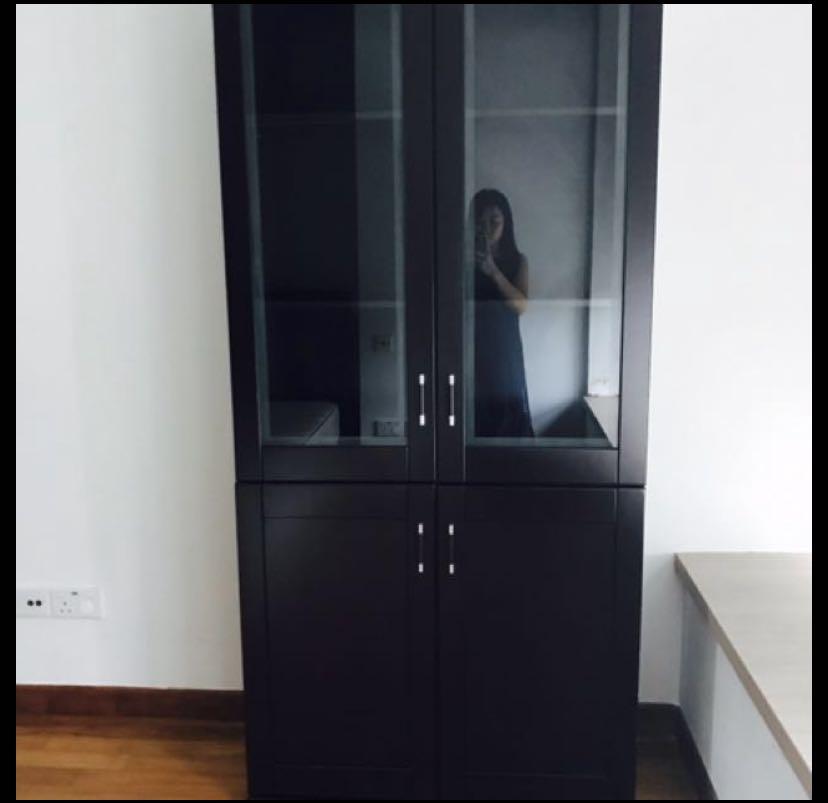 Tall Cabinet With Door Furniture Shelves Drawers On Carousell