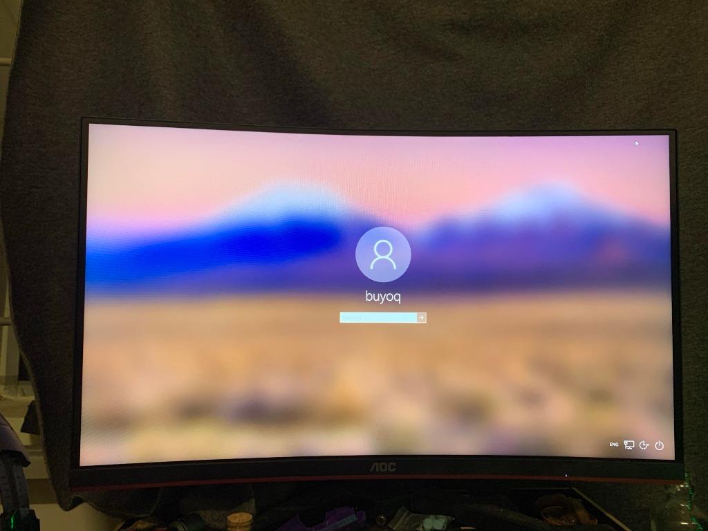 Used 144hz Aoc C24g1 24 Gaming Monitor Electronics Computers Desktops On Carousell