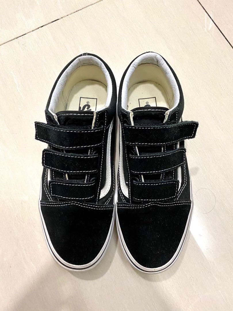 White velcro vans hotsell