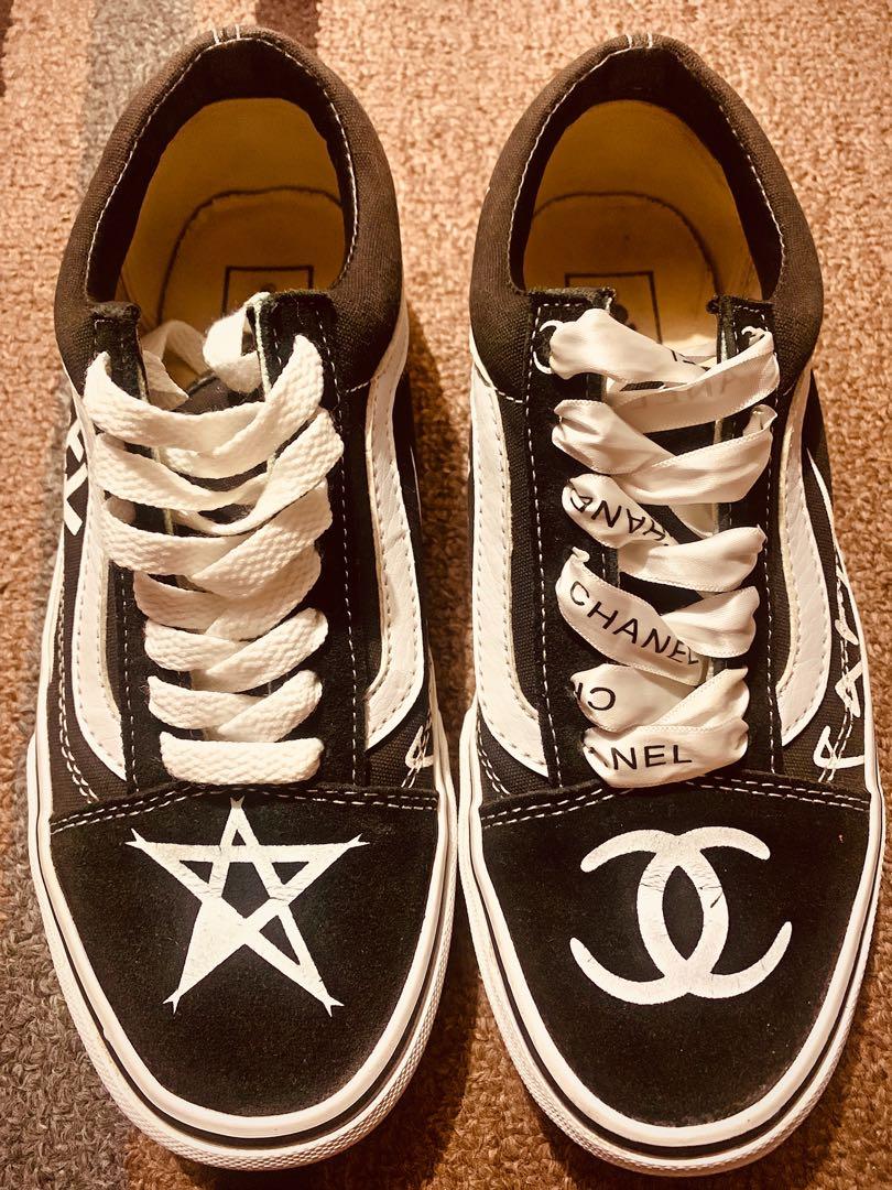 vans chanel shoes