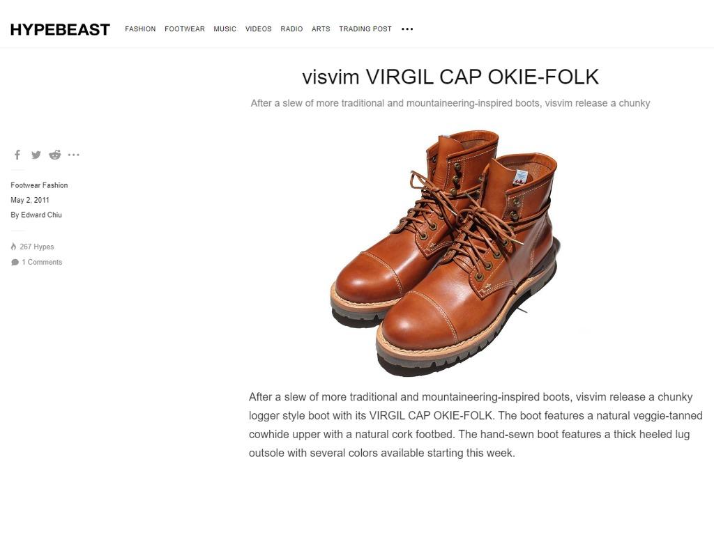 Visvim virgil cap 7 hole 73 folk wtaps Size - US8 made in Japan
