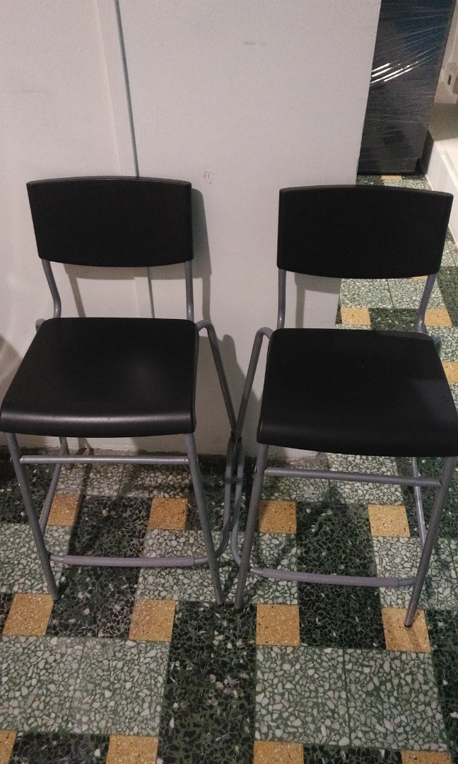 X2 Bar Stools, Furniture & Home Living, Furniture, Chairs on Carousell