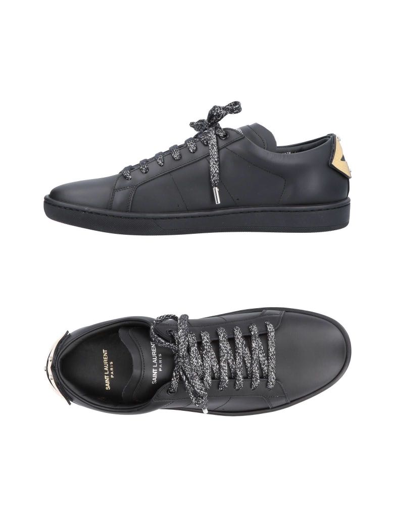 Saint laurent lip sneakers discount
