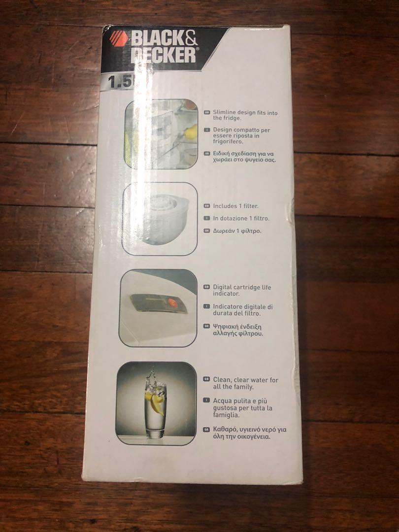 1.5L Water Filter Jug (Category: Pitchers & Dispensers) located in Quezon City. Submitted by margikarp (Listing ID 1022949339, Image 2). Description: Brand new MOP: GCash/BDO Pick up in QC or shipped thru Grab/Angkas c/o buyer.