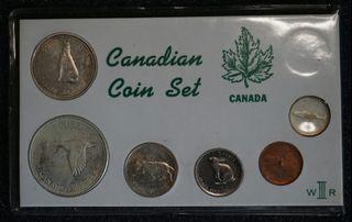 (SOLDOUT - 3 SETS AVAILABLE) 1867-1967 Canadian 6-Coin Confederation Centennial Commemorative Silver Collector set