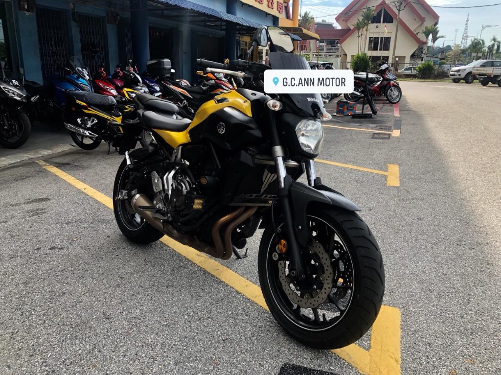 Yamaha mt 07 second shop hand