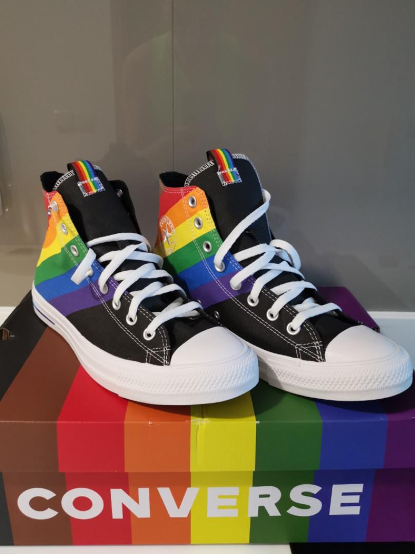 rainbow shoes converse