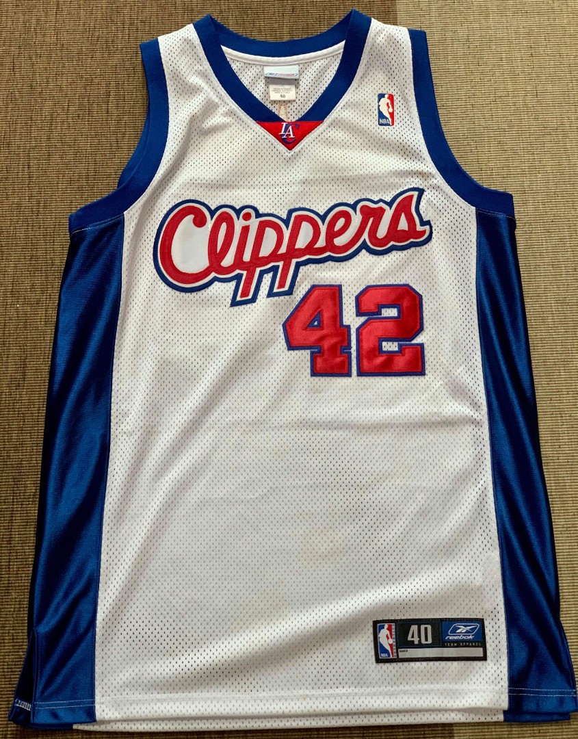 Vintage NBA Los Angeles Clippers Reebok Elton Brand Jersey #42