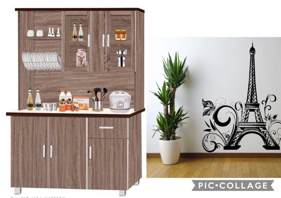 57 Inch Tiles Top Kitchen Cabinet Set Furniture Others On Carousell