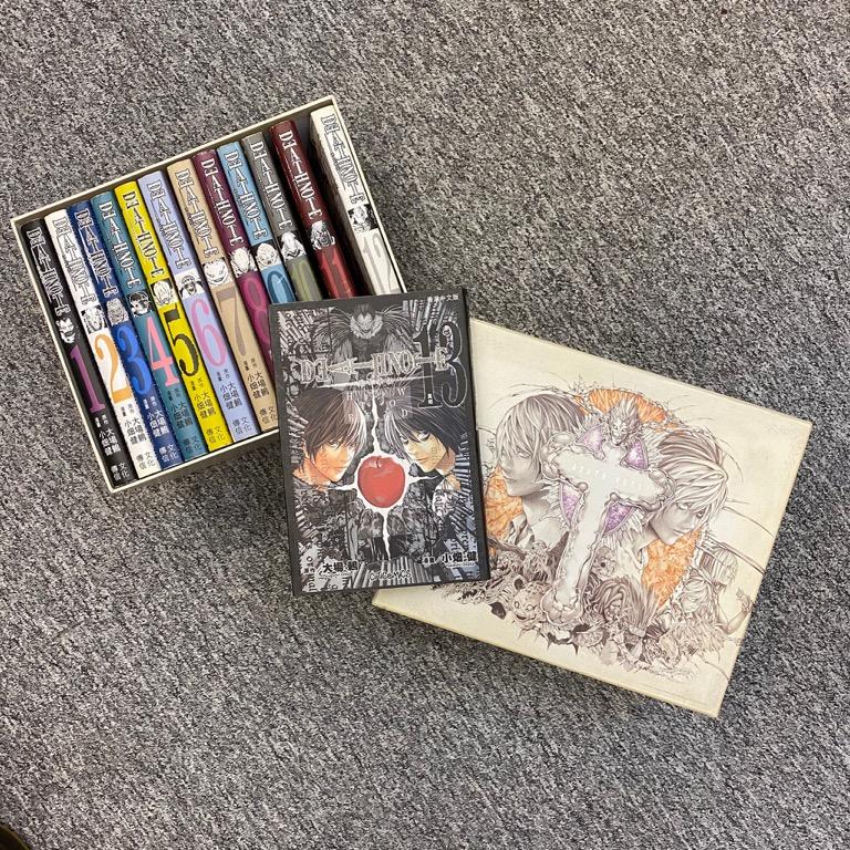 死亡筆記1 13 盒裝特別版有卡 興趣及遊戲 書本 文具 漫畫 Carousell