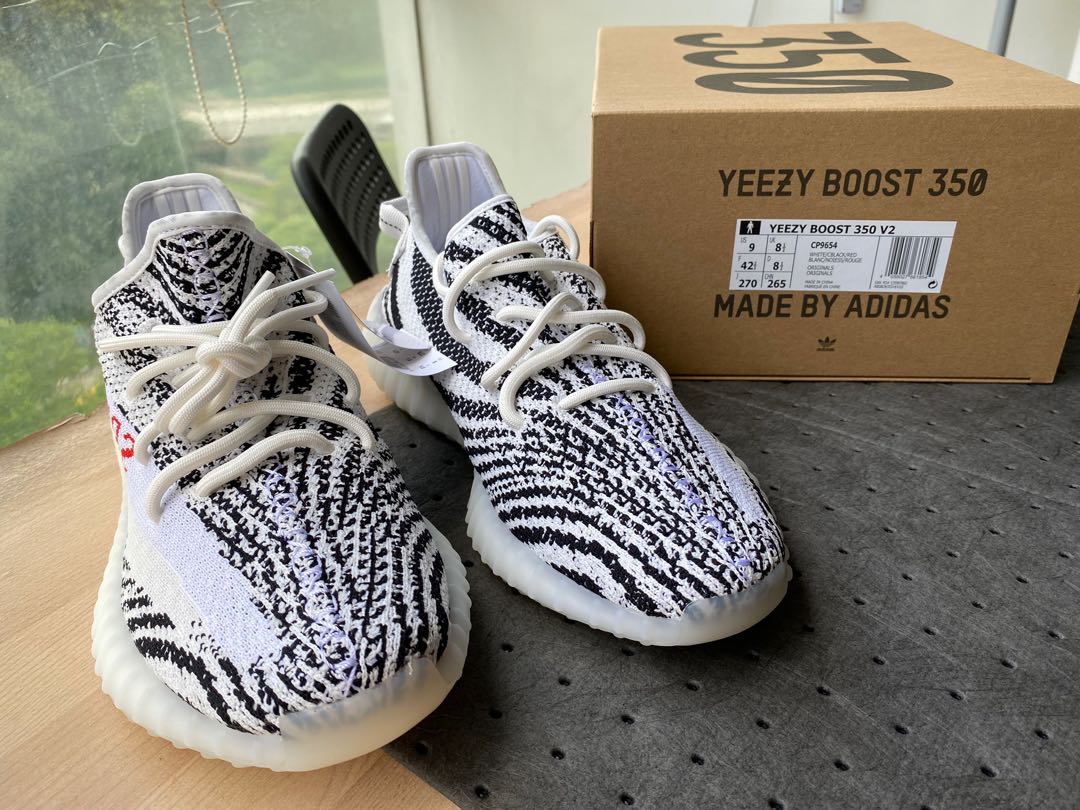 Adidas Yeezy Boost 350 V2 Zebra us9 uk8.5 reduced price!