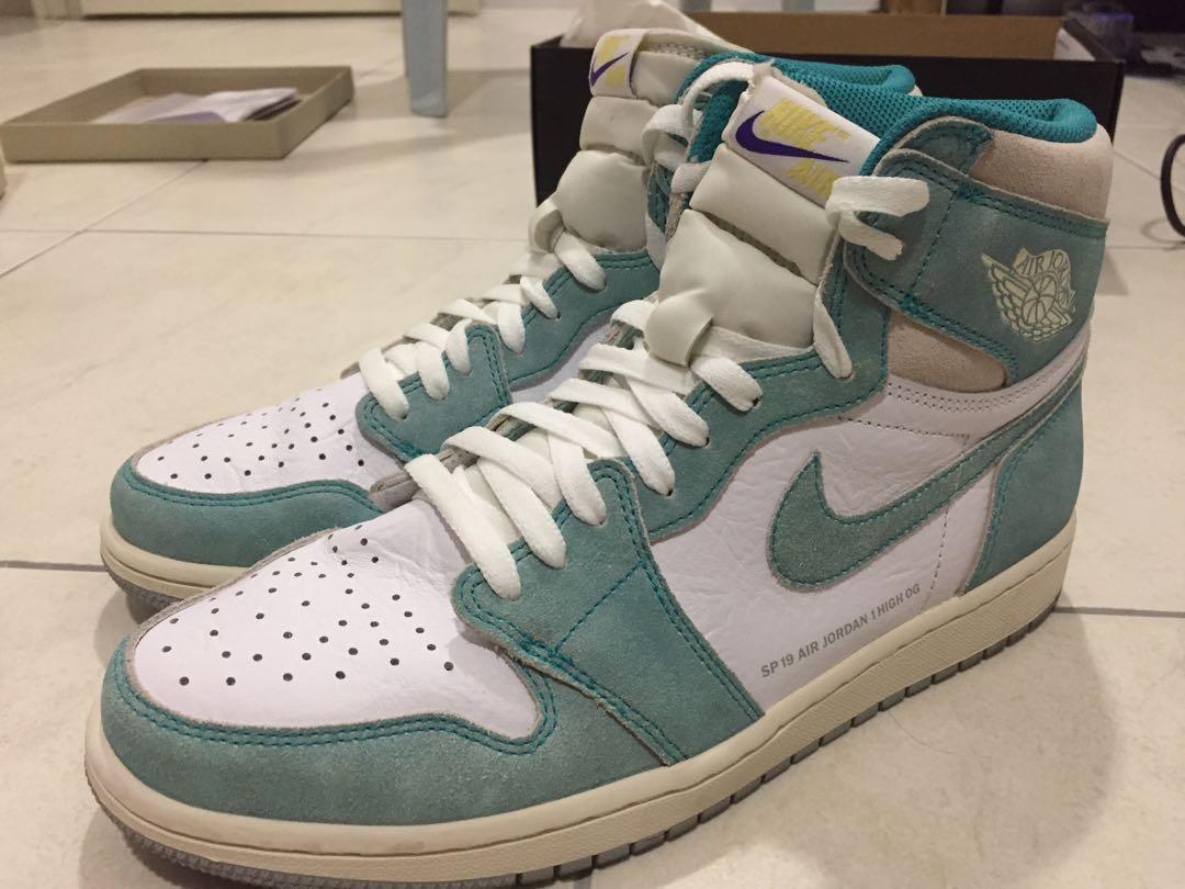 Nike air jordan 1 retro turbo green discount