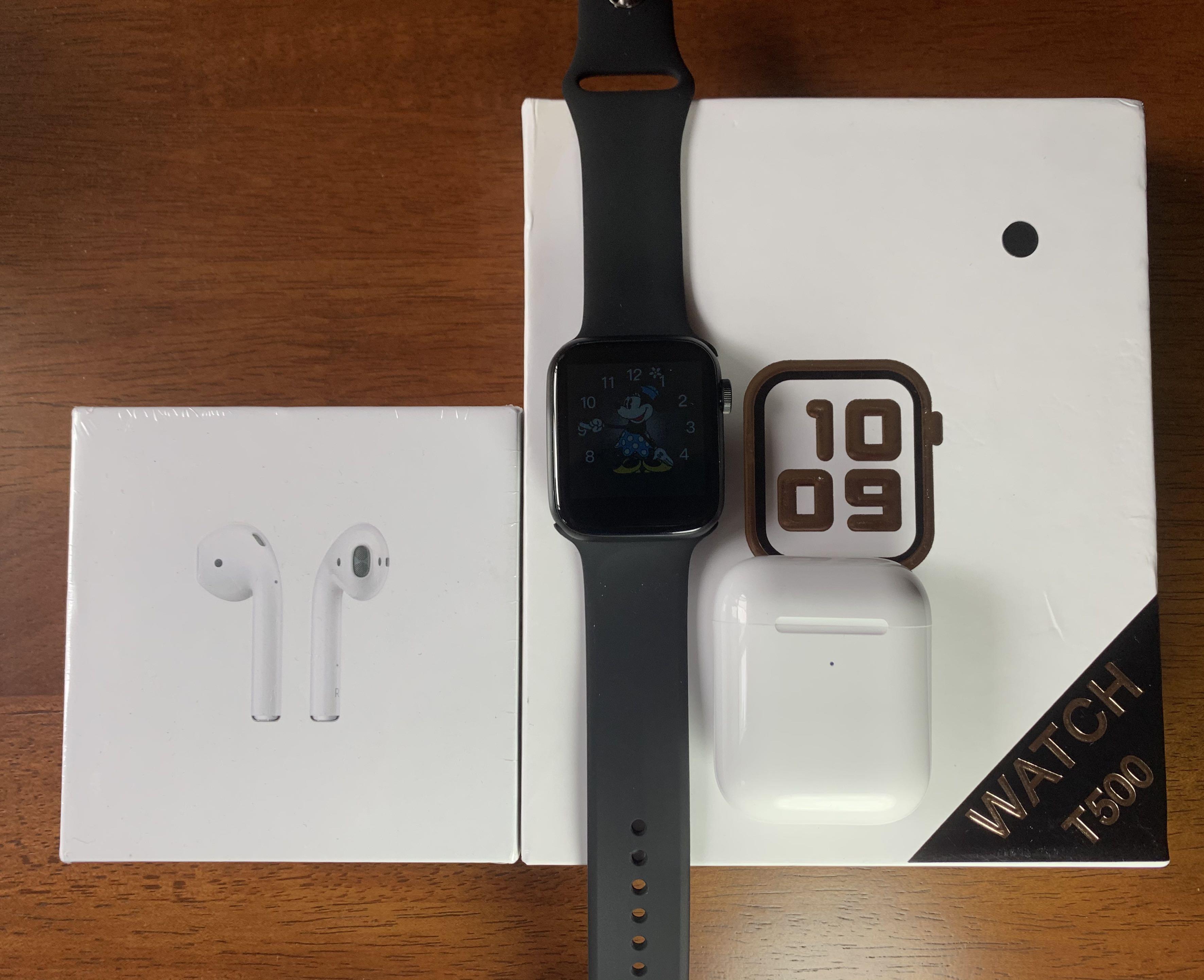 Airpods Gen 2 + Smart watch set, Electronics, Audio on Carousell