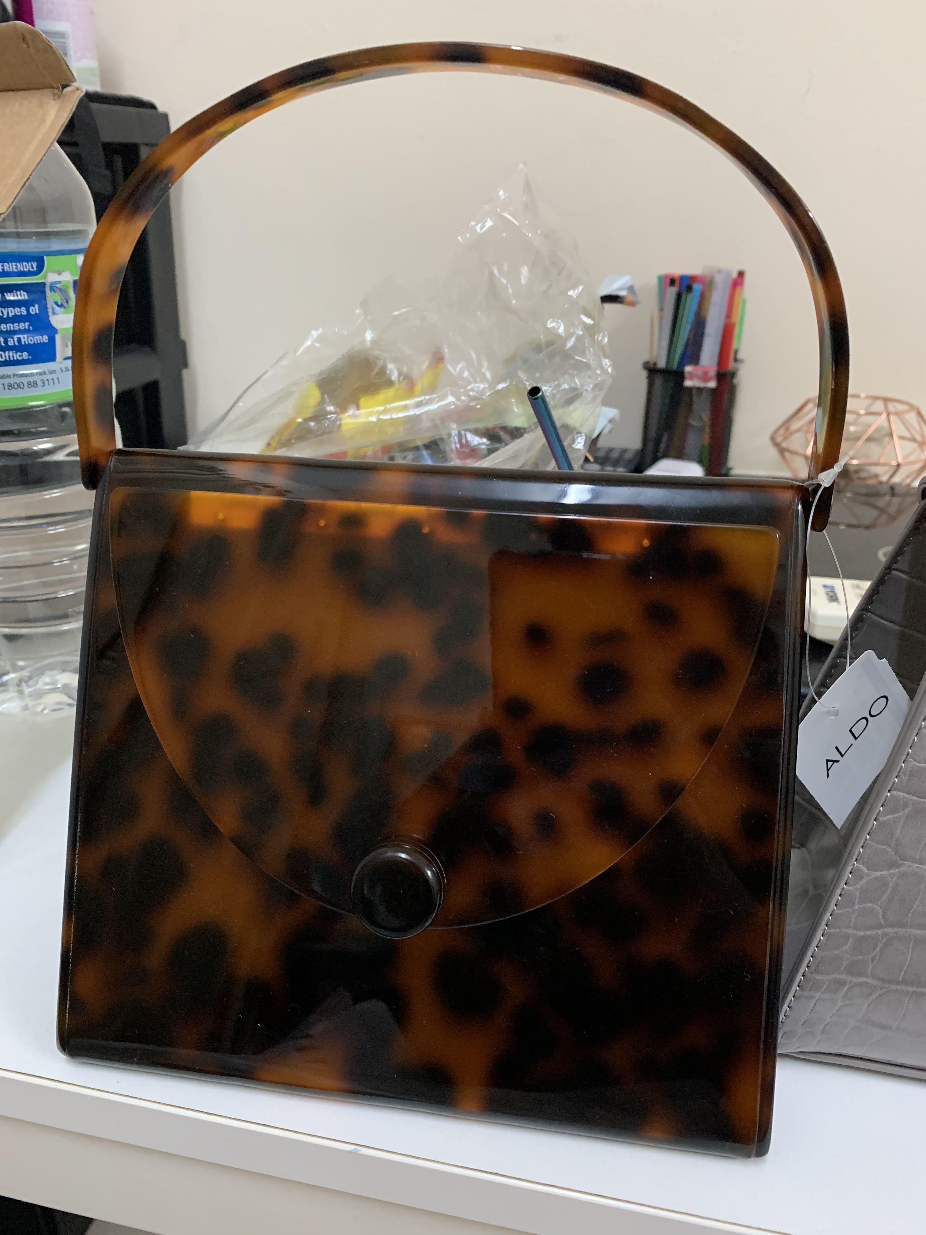 aldo leopard print bag