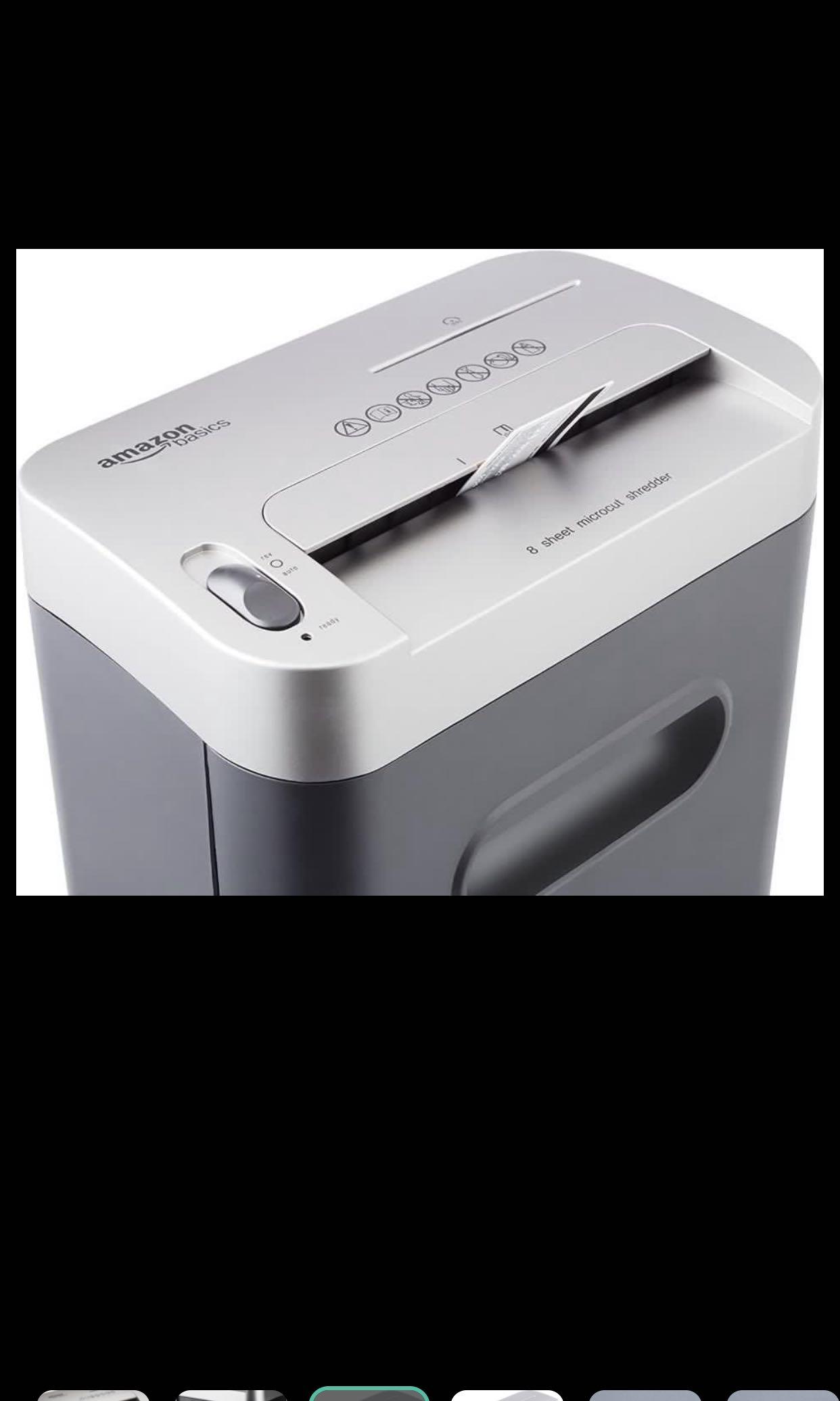 AmazonBasics Shredder, Computers & Tech, Office & Business Technology