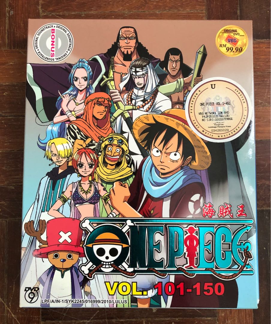 Anime Dvd One Piece Box 3 Vol 101 150 Music Media Cd S Dvd S Other Media On Carousell