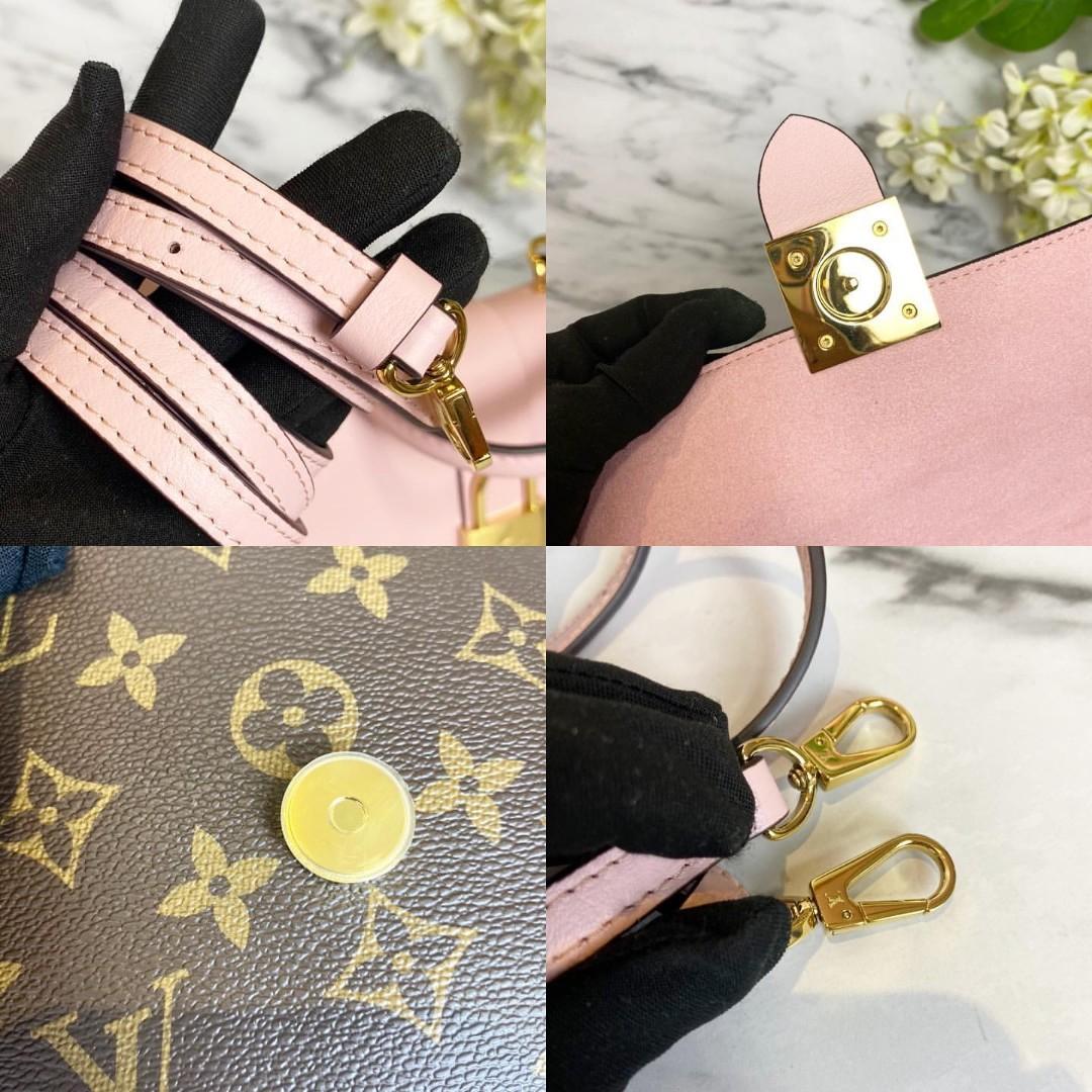 Authentic Louis Vuitton Locky BB Bag in Rouse Poudre Monogram Canvas,  Luxury, Bags & Wallets on Carousell