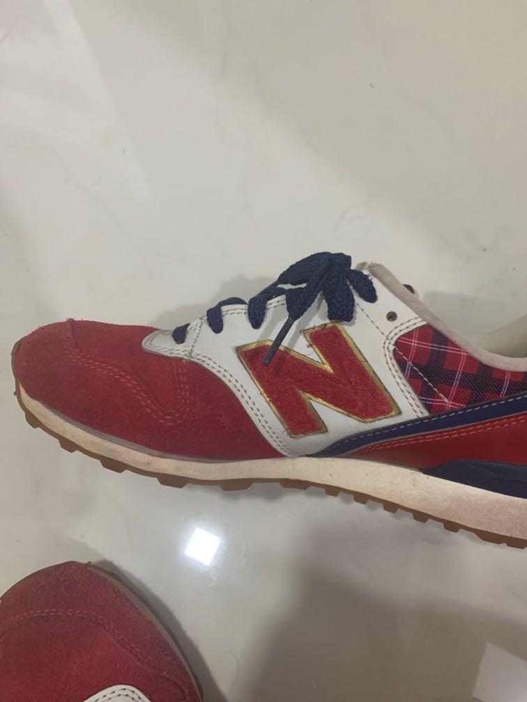 New balance store 996 plaid sneaker
