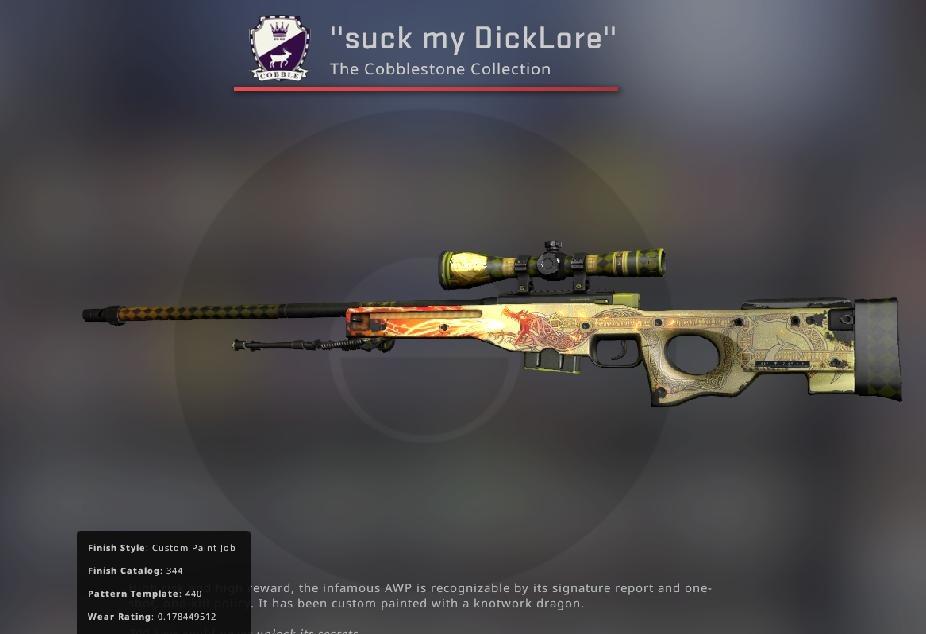 AWP Dragon Lore CSGO, Video Gaming, Gaming Accessories, Game Gift Cards ...