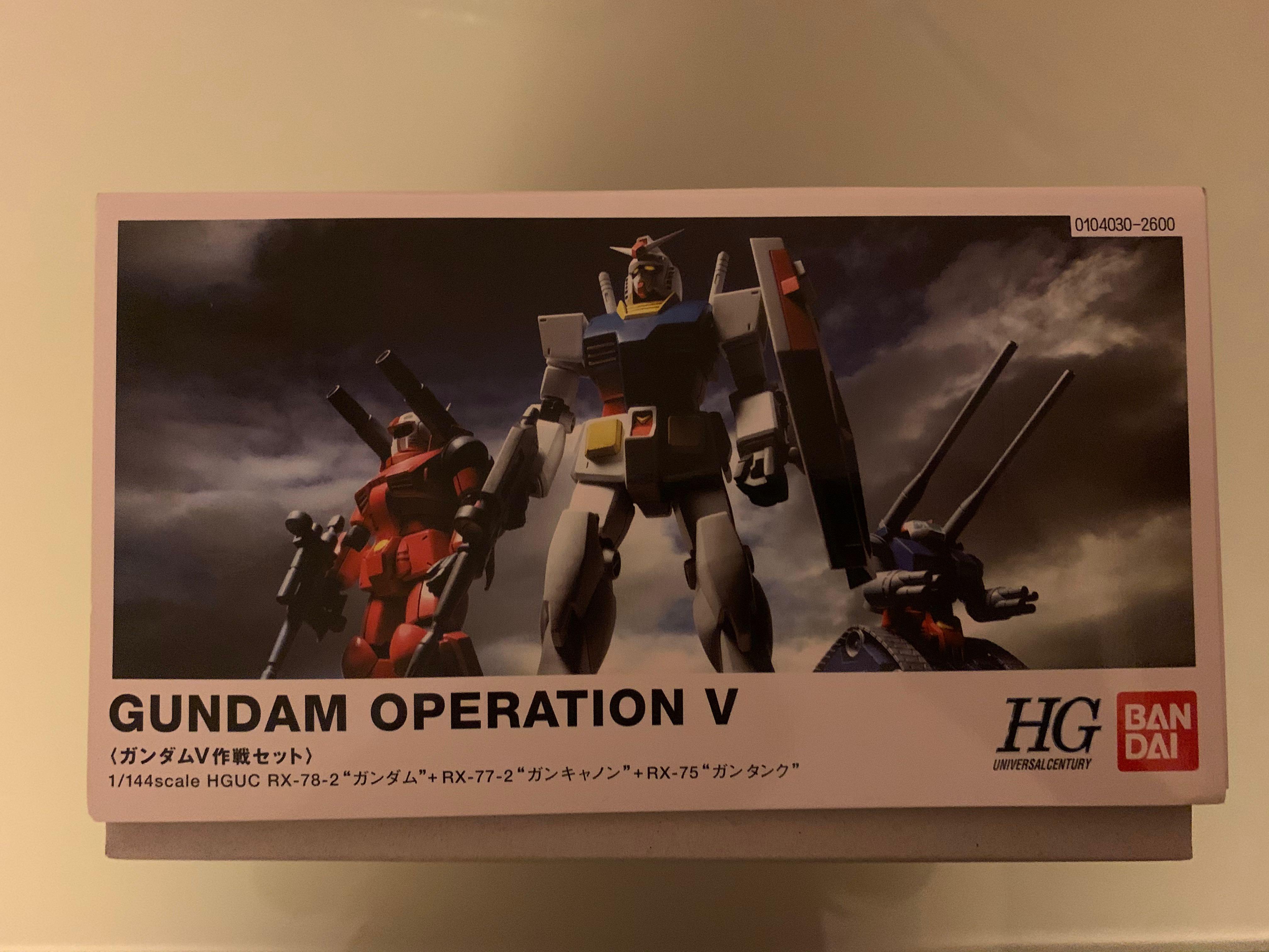 Bandai 1:144 HGUC Gundam Operation V, 興趣及遊戲, 玩具& 遊戲類