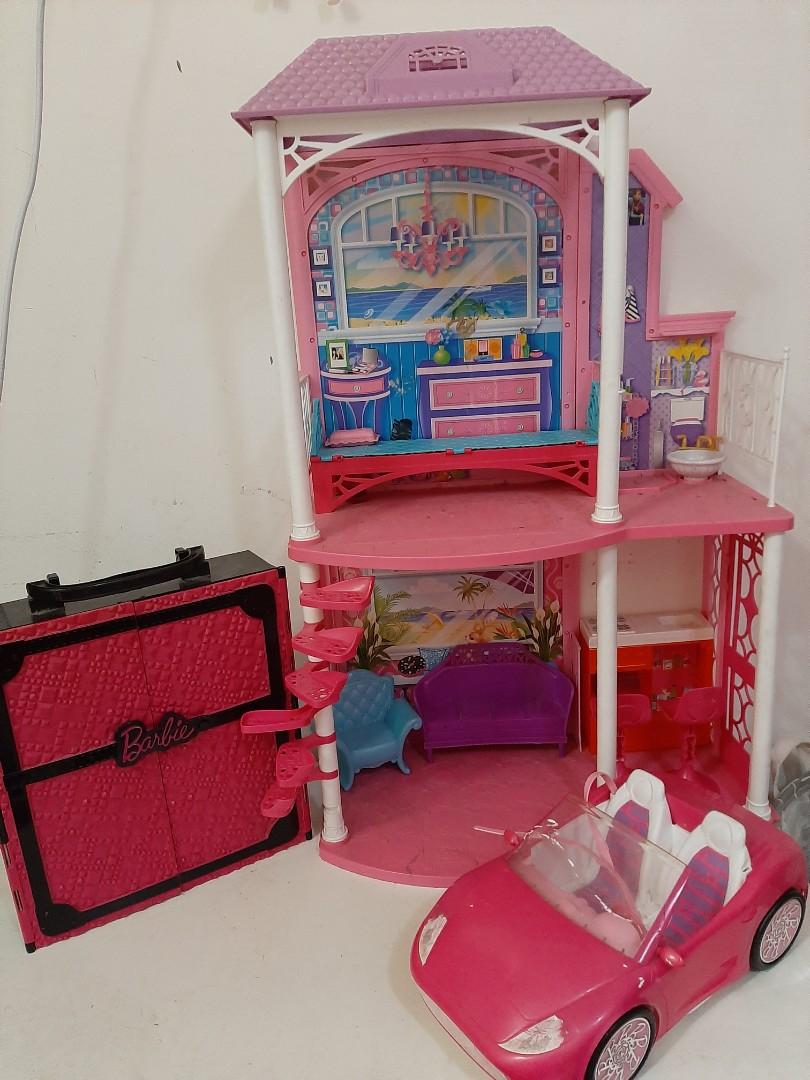 barbie house setting games