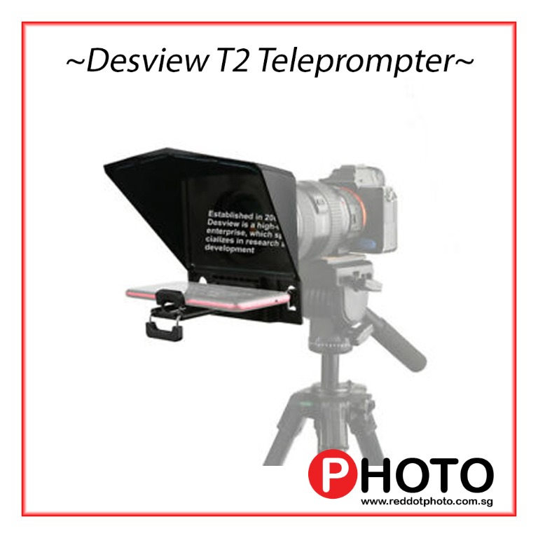 Bestview Desview T2 and T3 Teleprompter (Smartphone, Tablet, DSLR