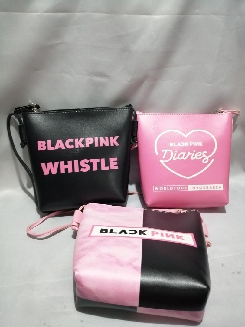 Black pink new arrivals sling bag