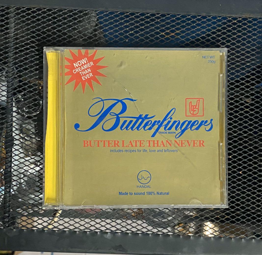 BUTTERFINGERS BUTTER LATE THAN NEVER (2000), Hobbies & Toys, Music & Media, CDs & DVDs on