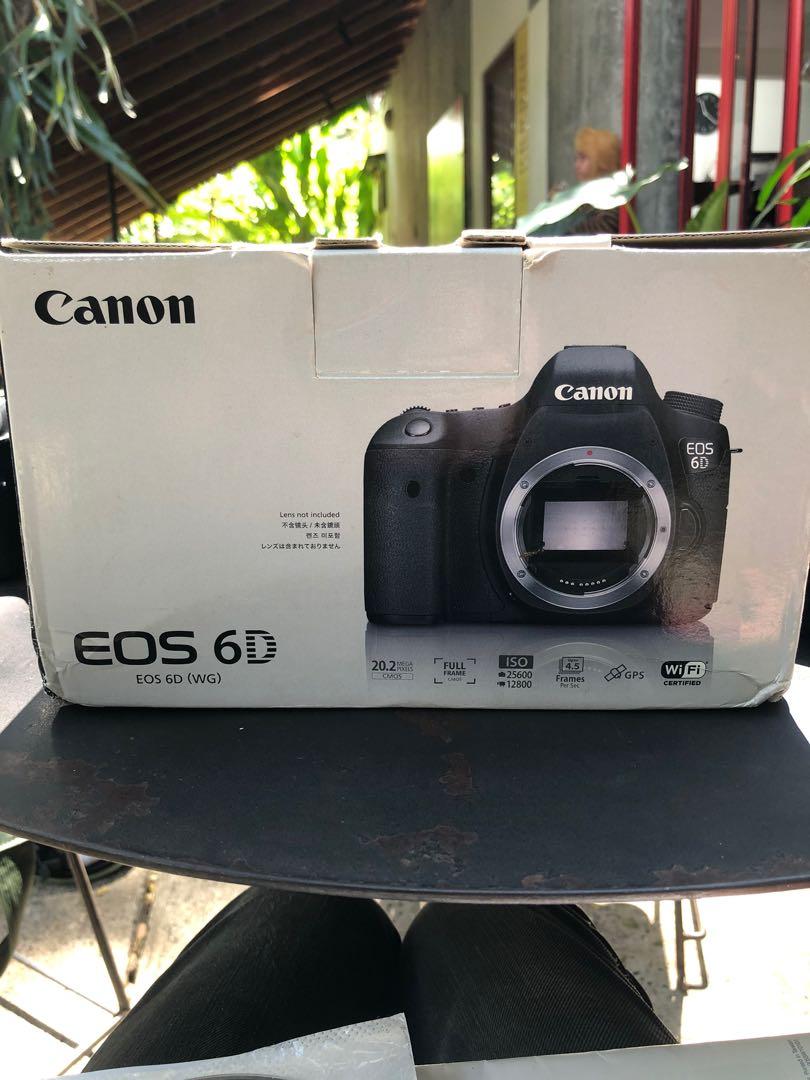 canon eos 6d mark i wifi body only fullset termurah