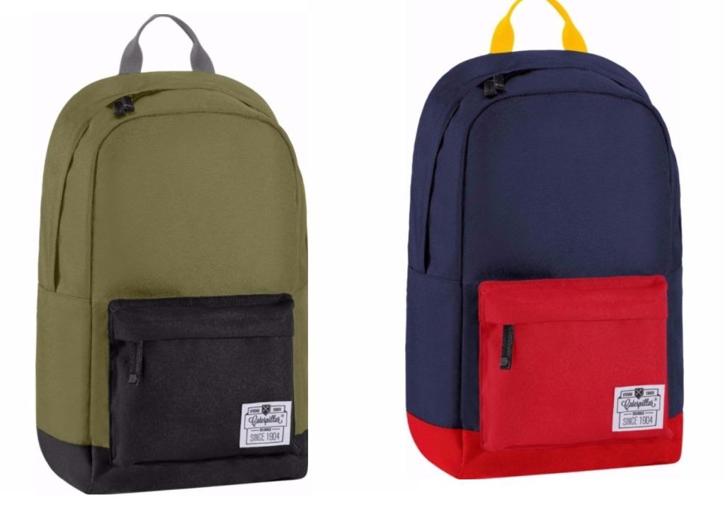 red blue yellow backpack