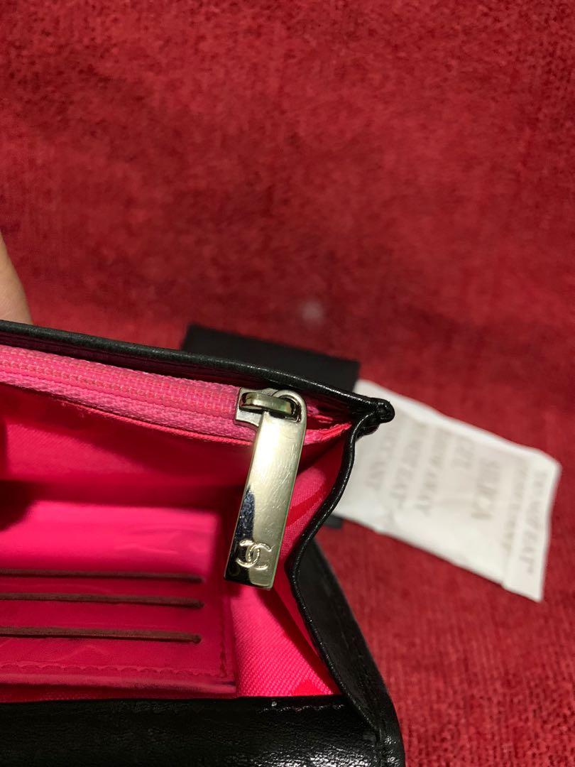 Chanel bifold wallet (Category: Luxury Bags & Wallets) located in Manila. Submitted by personal.preloved (Listing ID 1023099412, Image 3). Description: Chanel cambon bi-fold wallet Guaranteed authentic or your money back Signs of usage .