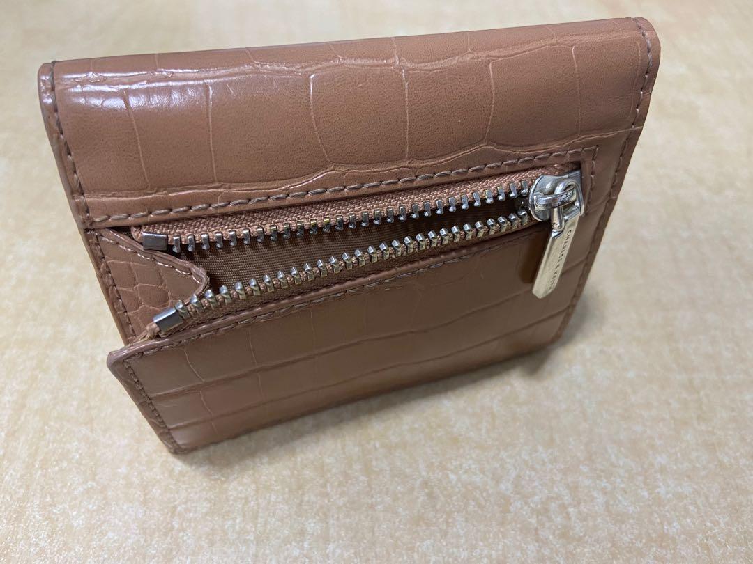 charles & keith croc effect small wallet