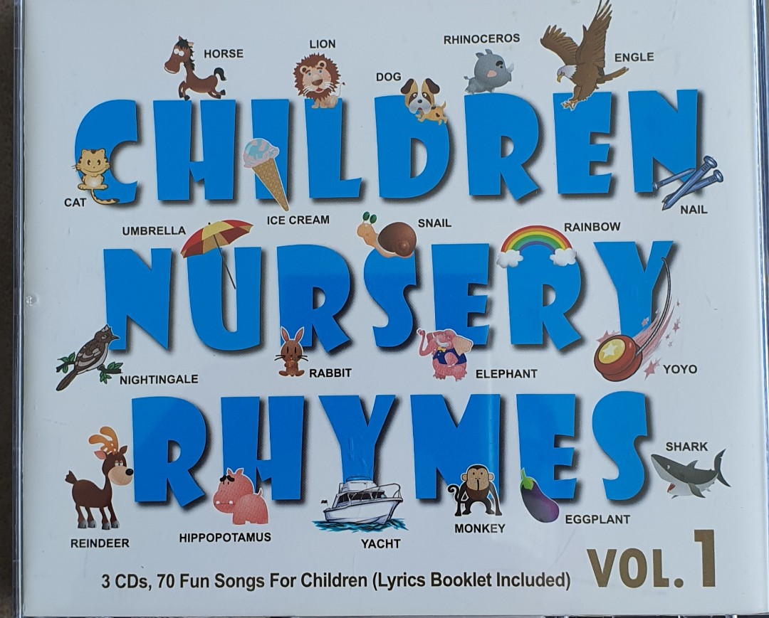 Children Nursery Rhymes 3 CDs, Hobbies & Toys, Music & Media, CDs