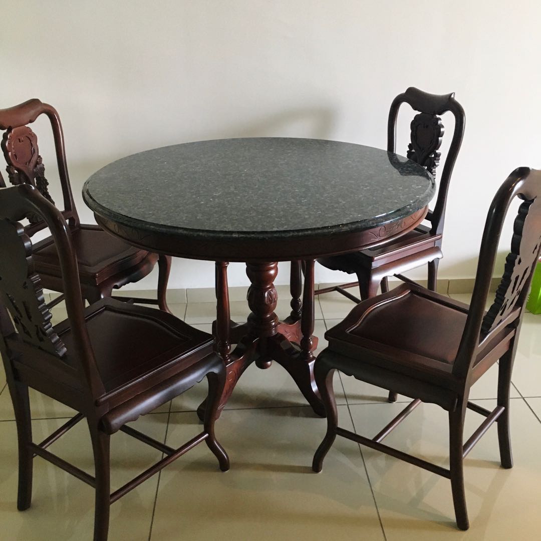 Chinese Antique Dining Table Home Furniture Furniture On Carousell