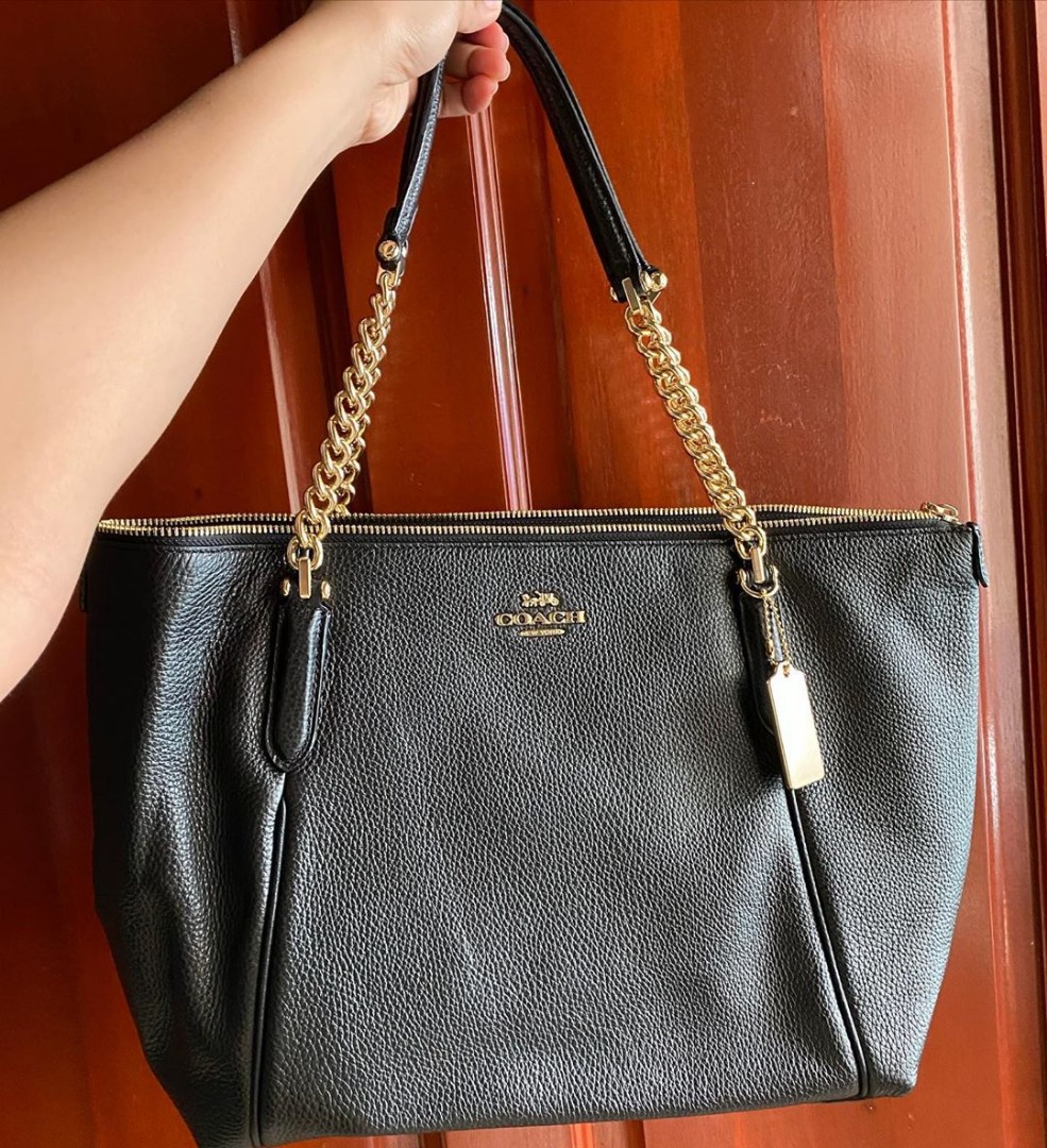 Coach Ava Chain Tote Bag Luxury Bags Wallets on Carousell