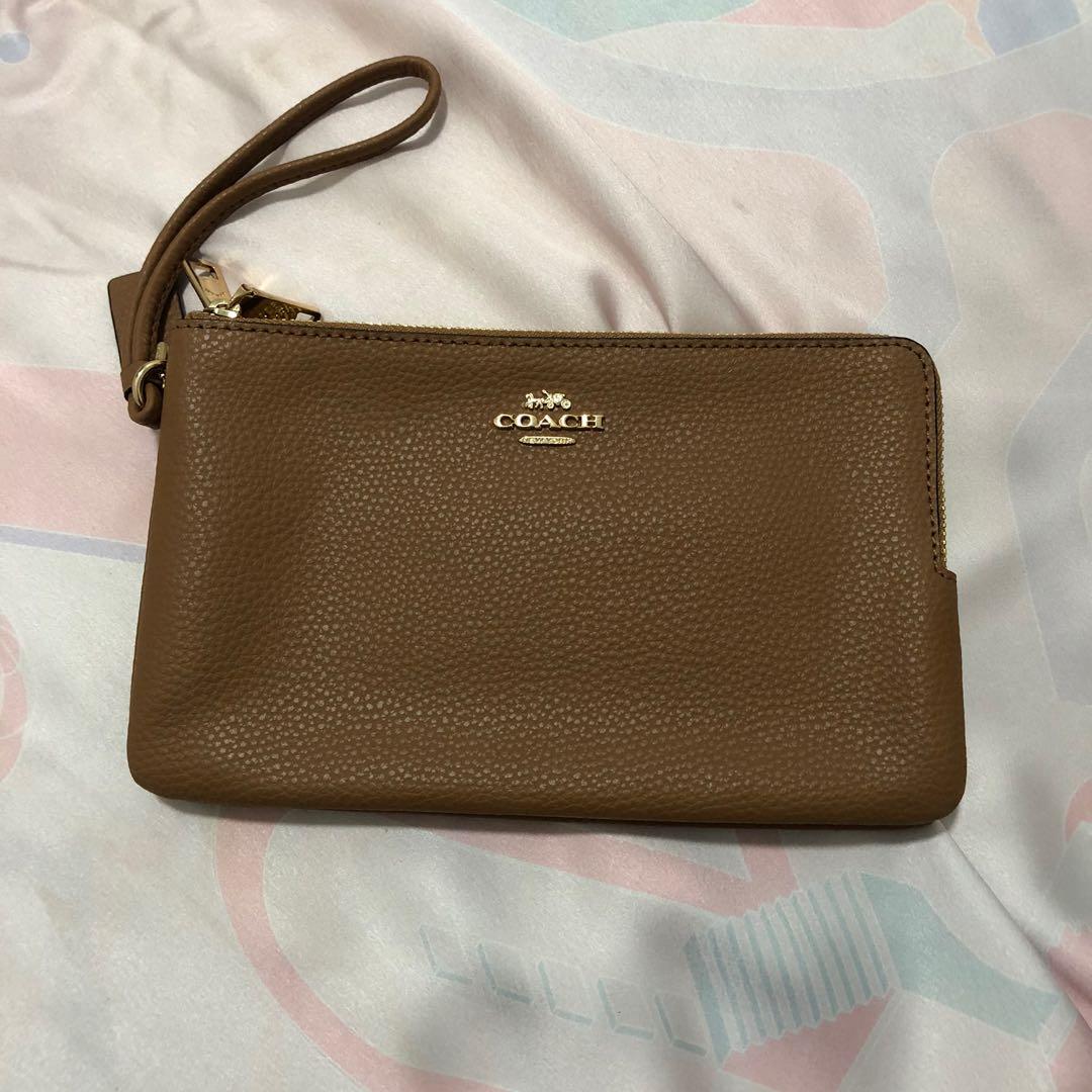coach double zip bag