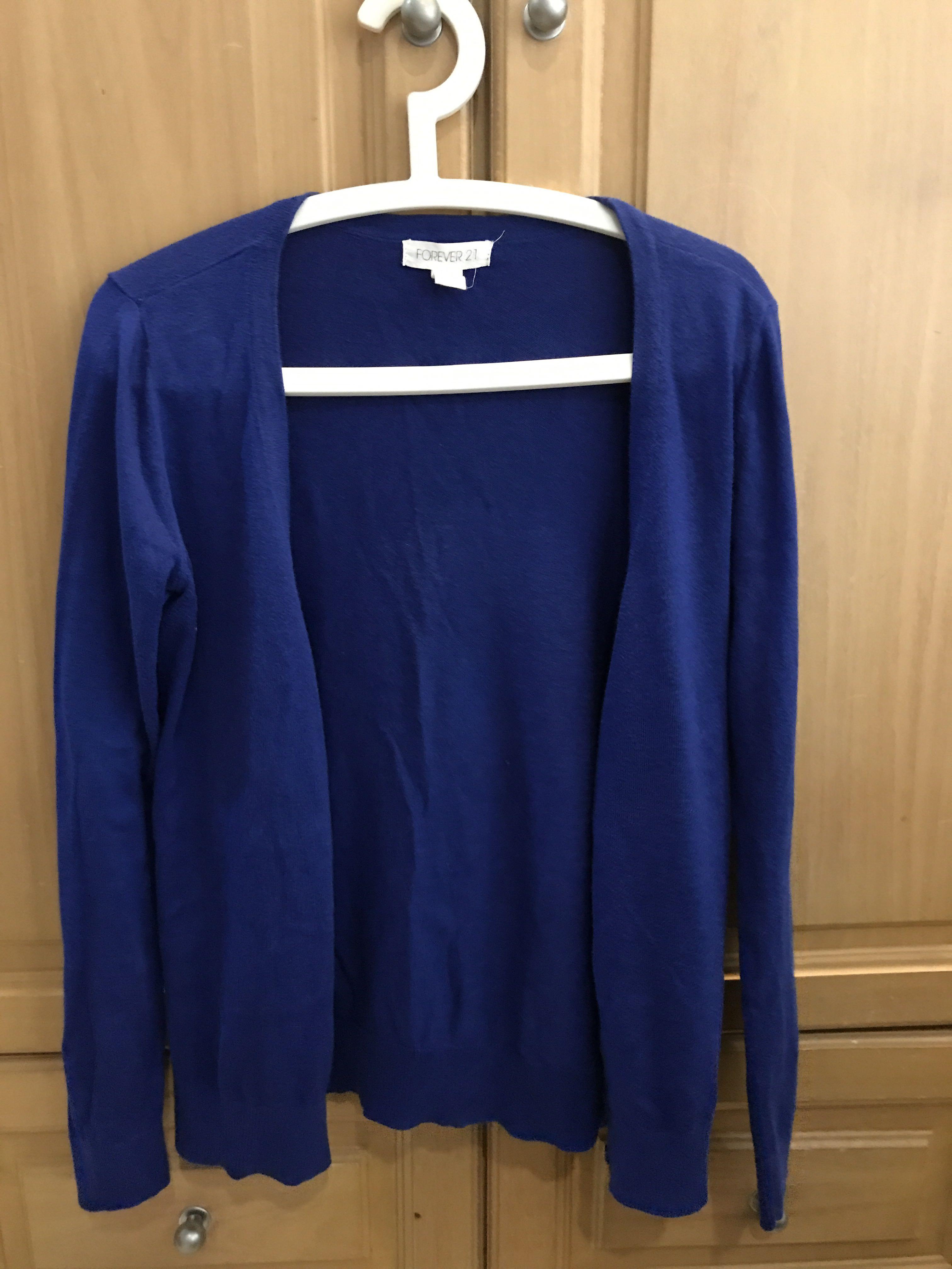 Cobalt blue cardigan, Women's Fashion, Coats, Jackets and Outerwear on