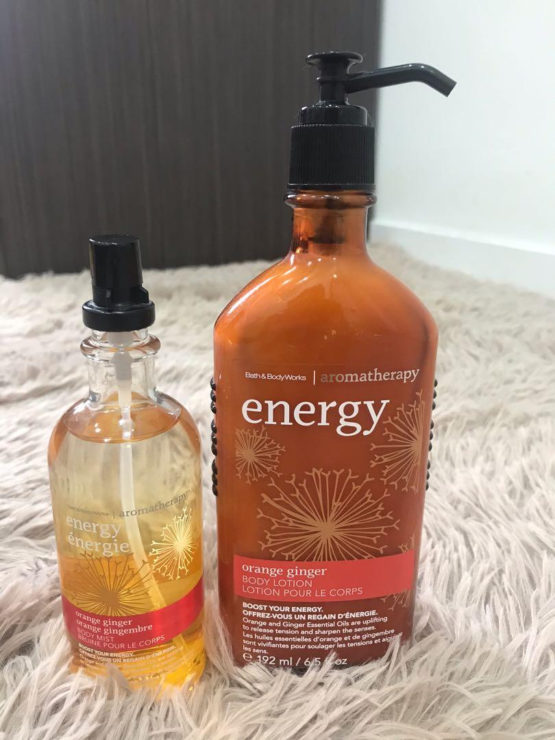 orange ginger body mist