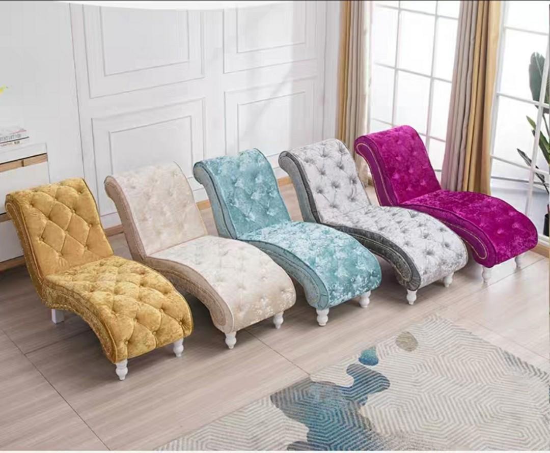 Crushed Velvet Lazy Lounger Furniture Sofas On Carousell