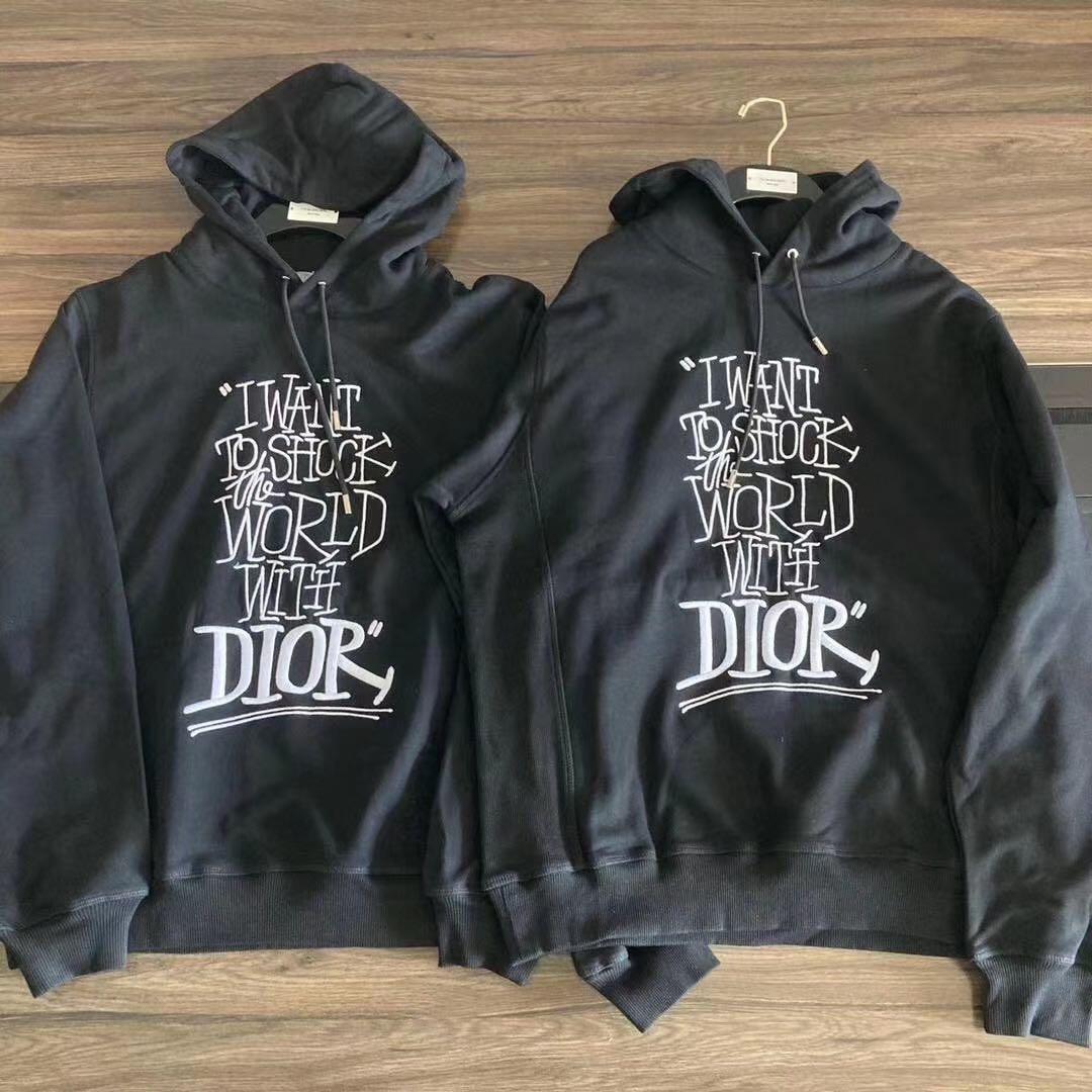 black dior hoodie